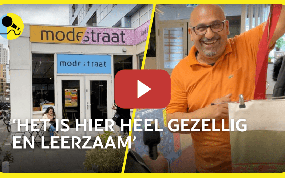 Stadsreporters bij de Modestraat