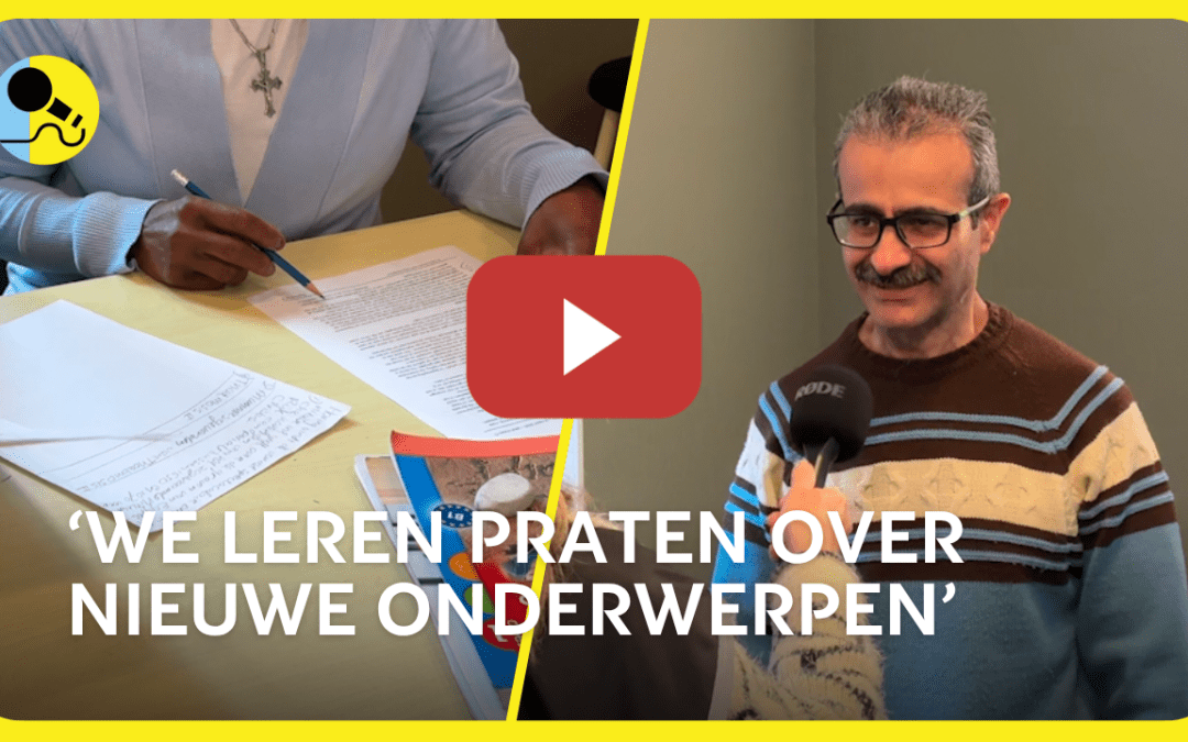 Stadsreporters kijken mee bij de Nederlandse les bij SIPI